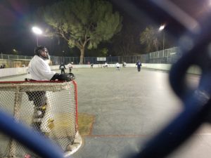 roller hockey game